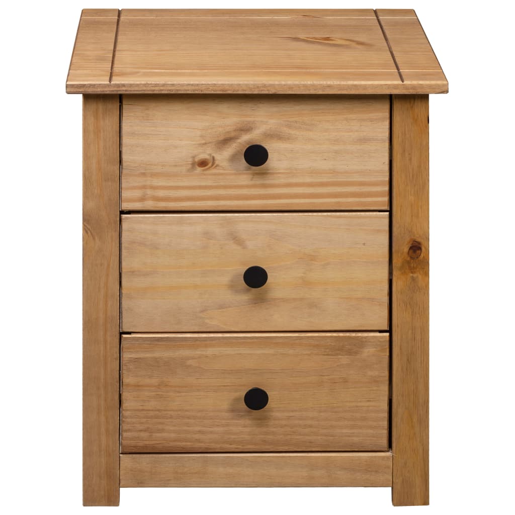 Pine Wood Bedside Table 3 Drawers | Simpledeals