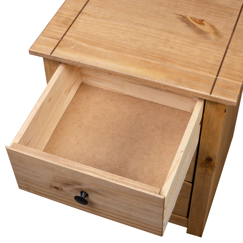 Pine Wood Bedside Table 3 Drawers | Simpledeals
