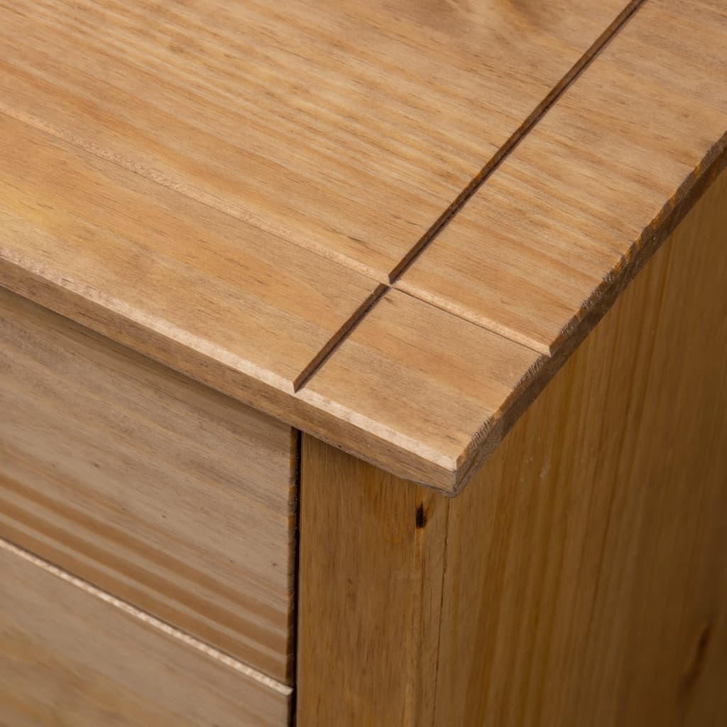 Pine Wood Bedside Table 3 Drawers | Simpledeals