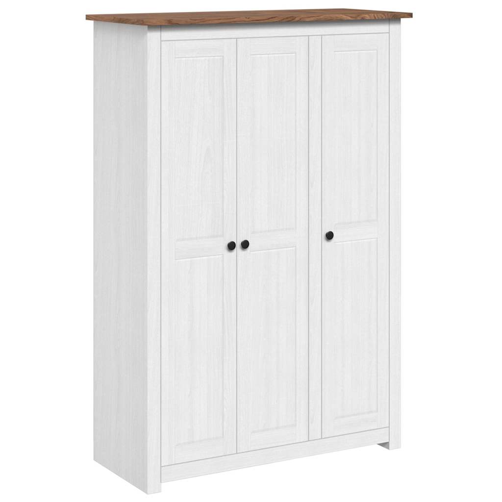 3-Door Wardrobe White Pine Panama Range