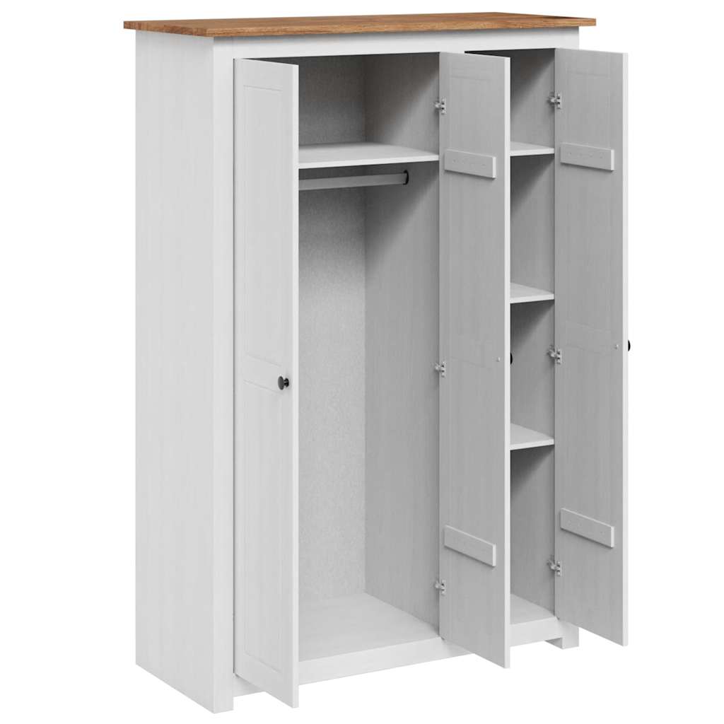 3-Door Wardrobe White Pine Panama Range