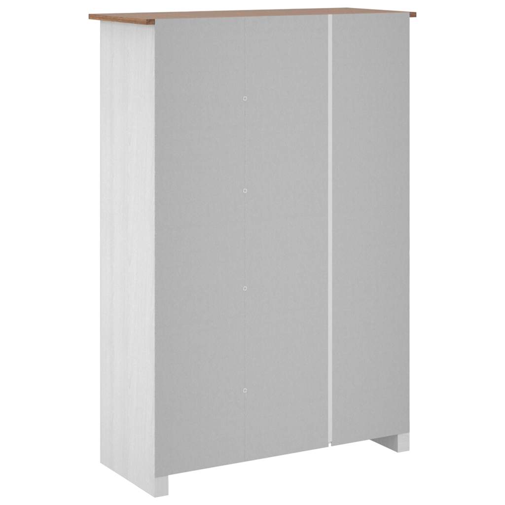 3-Door Wardrobe White Pine Panama Range