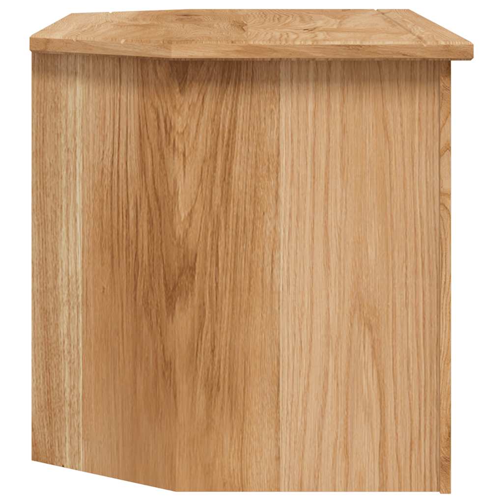Corner Tv Cabinet Solid Pine 93x49x49cm