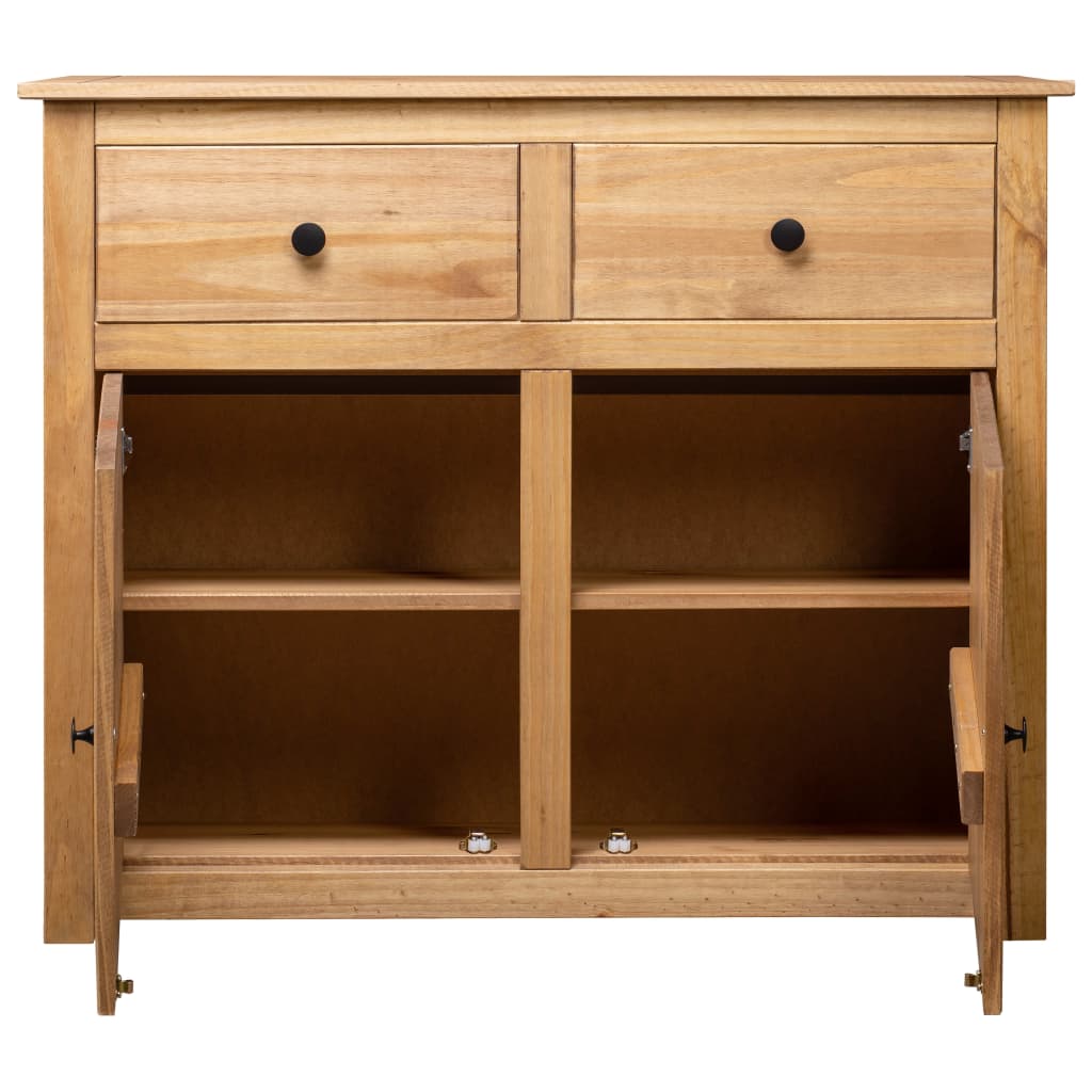 Natural Pine Sideboard 93cm 93x40x80cm