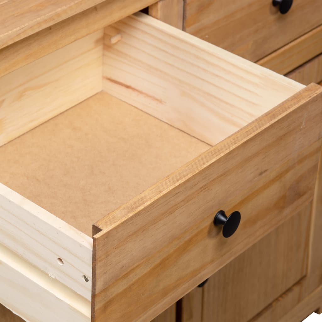 Natural Pine Sideboard 93cm 93x40x80cm