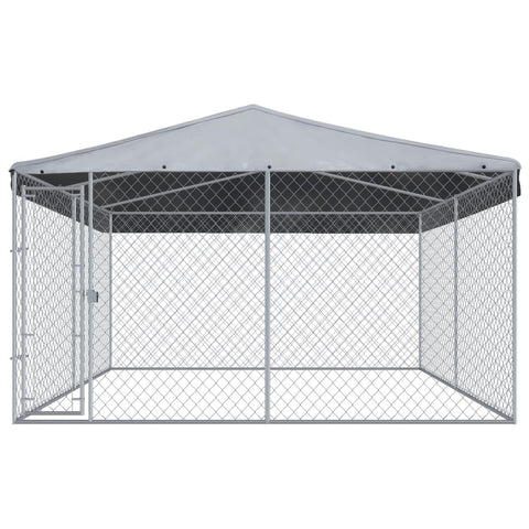 Outdoor Dog Kennel-with Roof