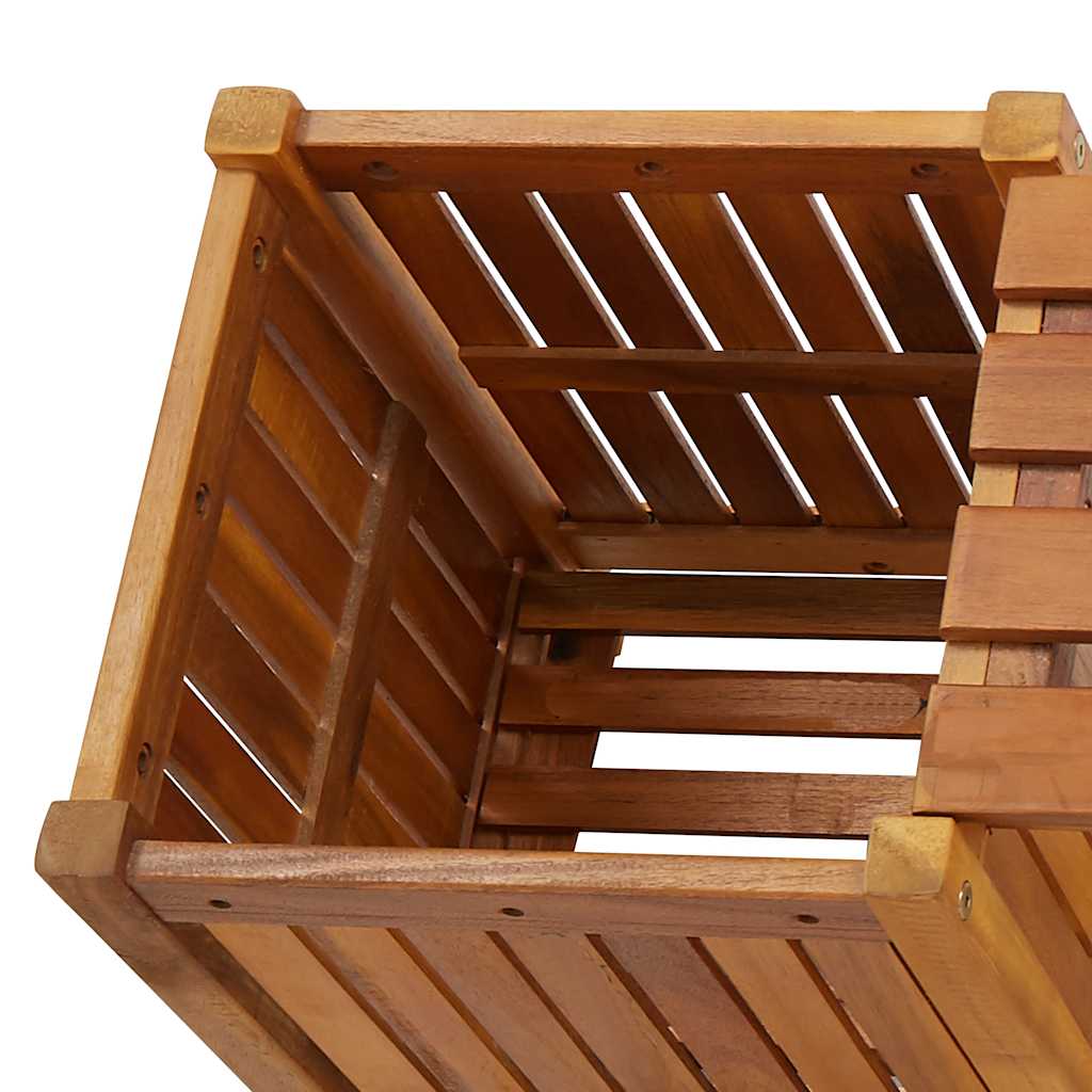 Acacia Wood Garden Bench Planter Box 150cm | Simpledeals