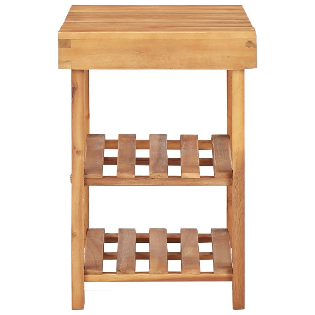 Shoe Rack - Solid Acacia Wood