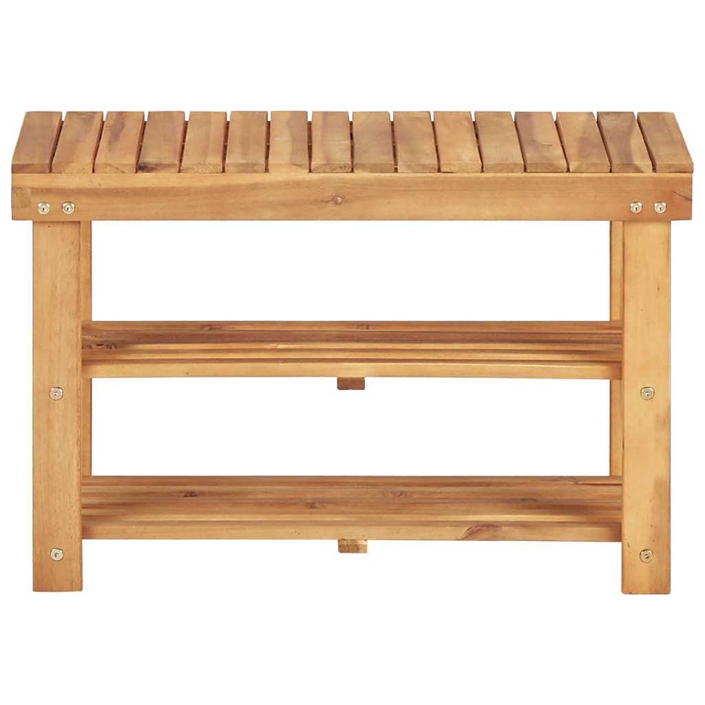 Shoe Rack Solid Acacia Wood