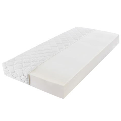 Mattress with a Washable Cover- White
