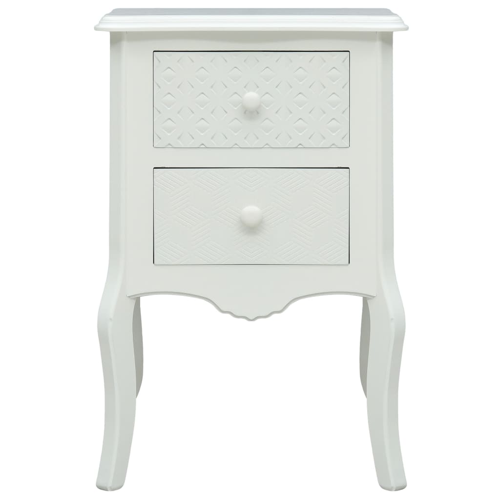 Bedside Cabinet White