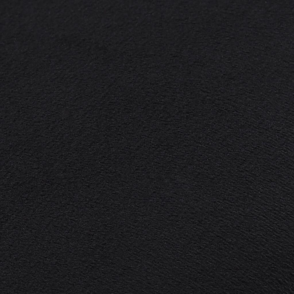 Black Gold Velvet Stool Footrest Ottoman | Simpledeals
