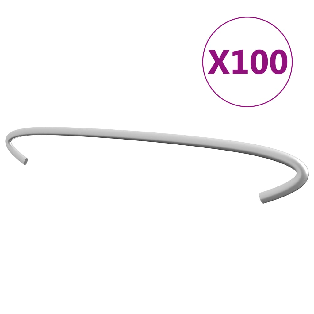Gabion Hooks 100 Pack Galvanised Steel 30cm | Simpledeals