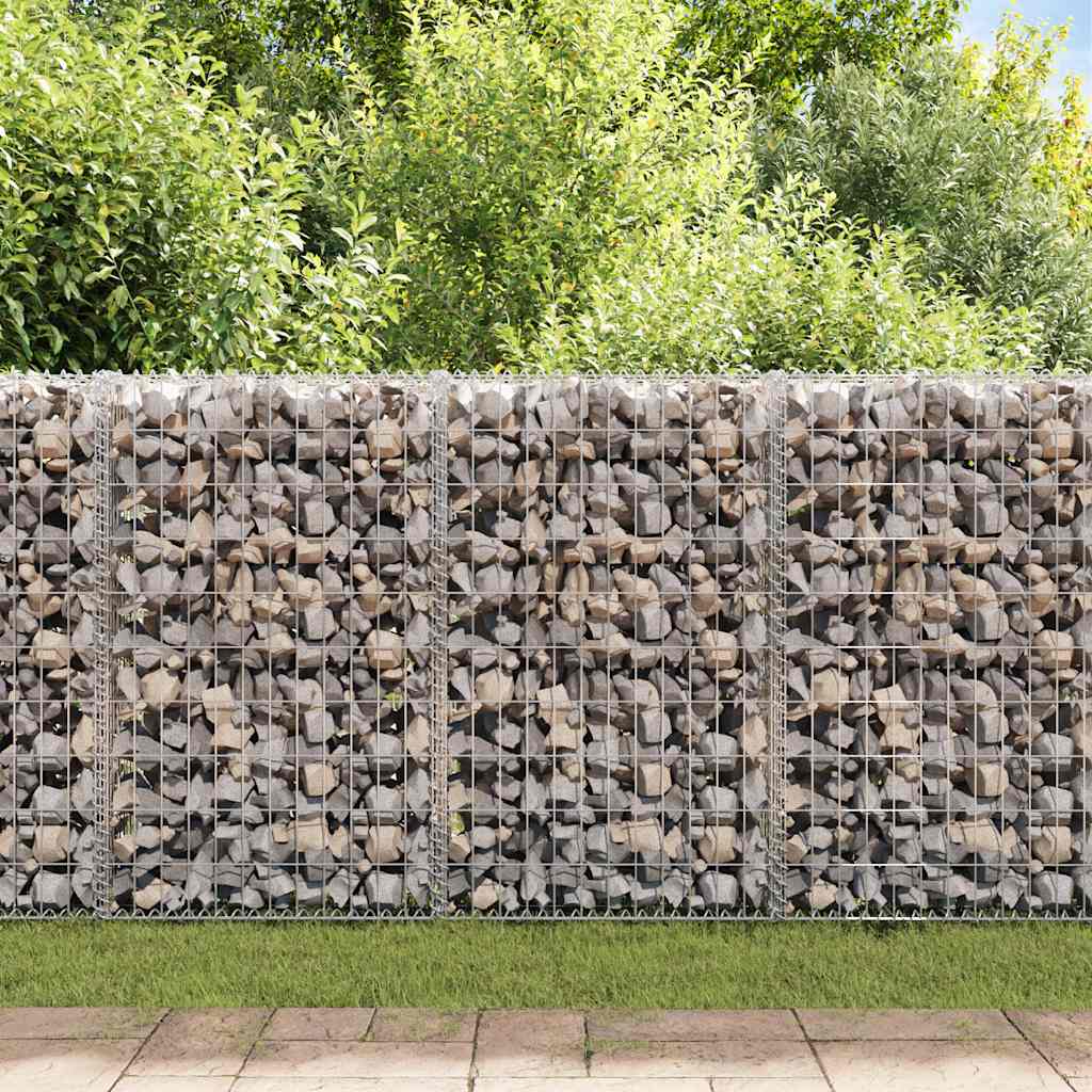 Gabion Spirals 24pcs Galvanised Steel 100cm | Simpledeals