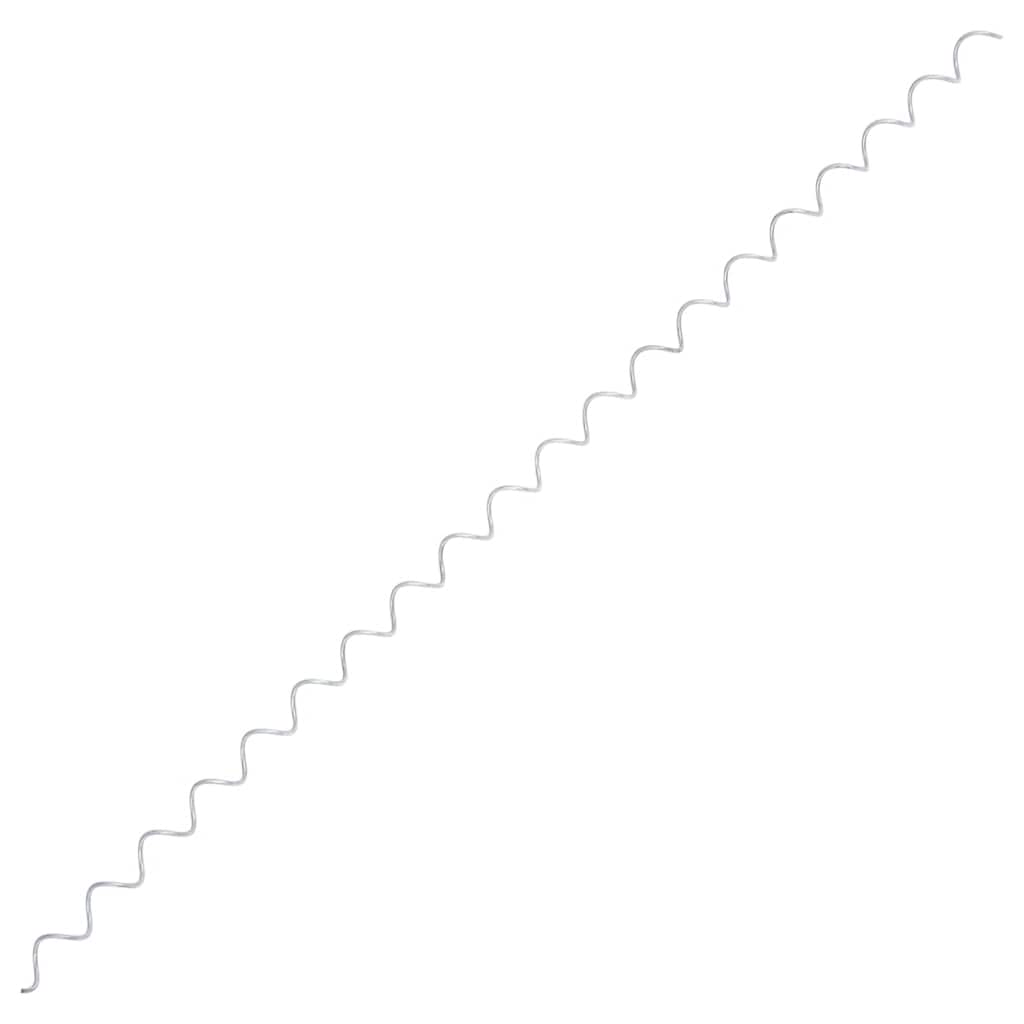 Gabion Spirals 24pcs Galvanised Steel 100cm | Simpledeals