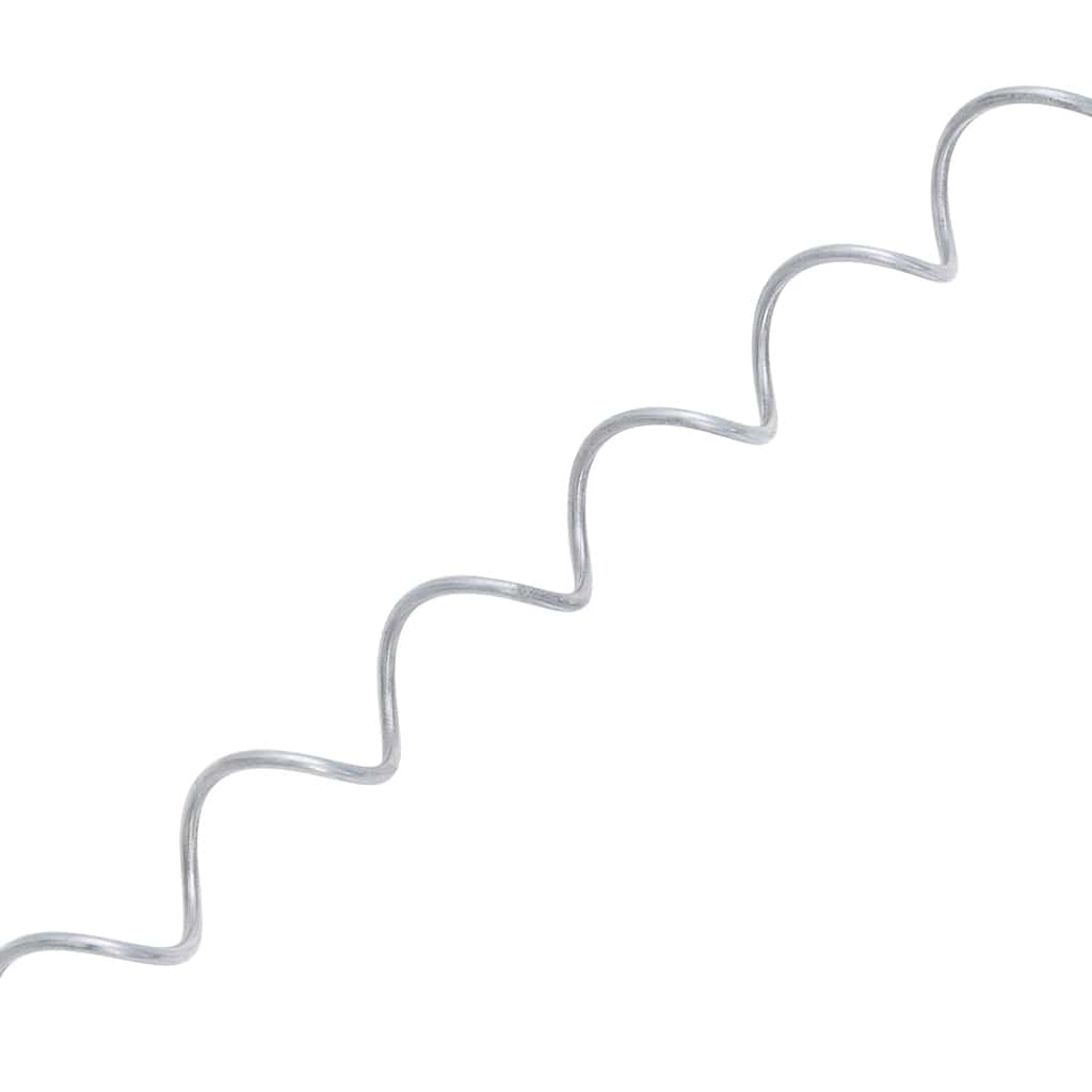 Gabion Spirals 24pcs Galvanised Steel 100cm | Simpledeals