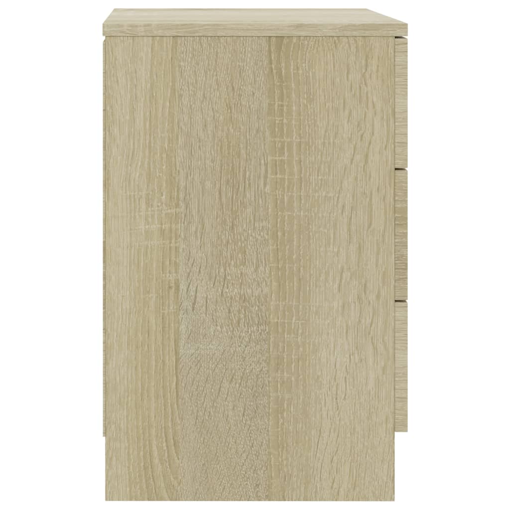Bedside Cabinet Oak Chipboard