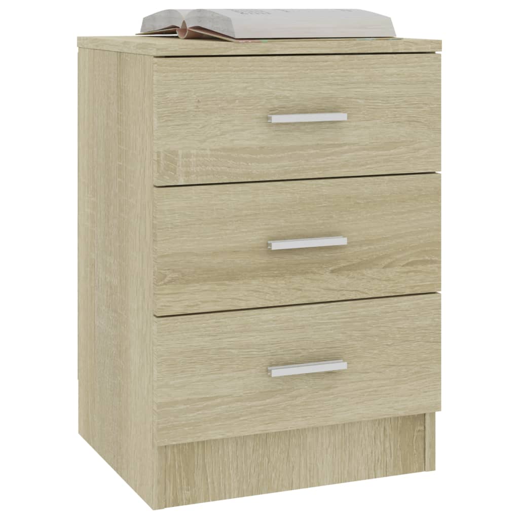 Bedside Cabinets 2 pcs Sonoma Oak - Chipboard