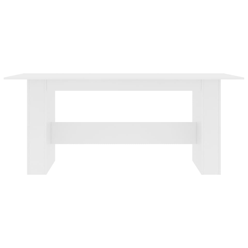 Dining Table  White Chipboard