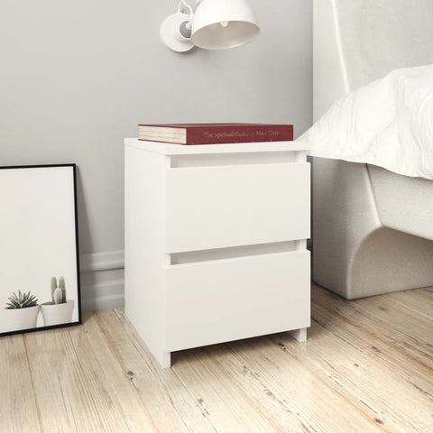 Bedside Cabinet White - Chipboard