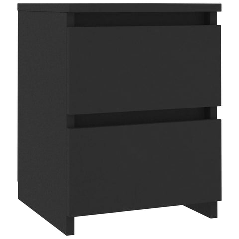 Bedside Cabinet Black - Chipboard