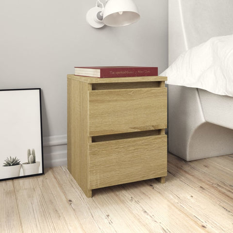 Bedside Cabinet Oak -Chipboard