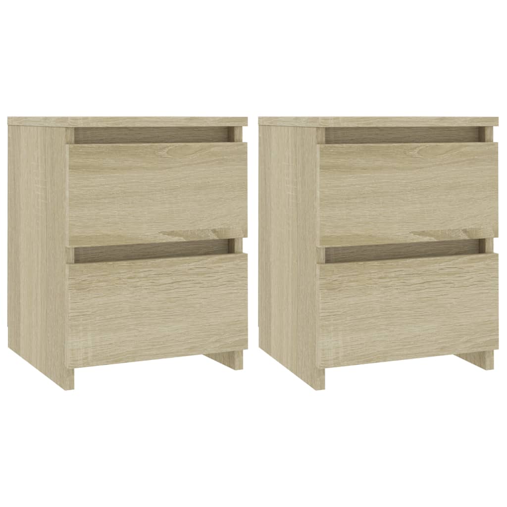 Bedside Cabinets 2 pcs Sonoma Oak  Chipboard