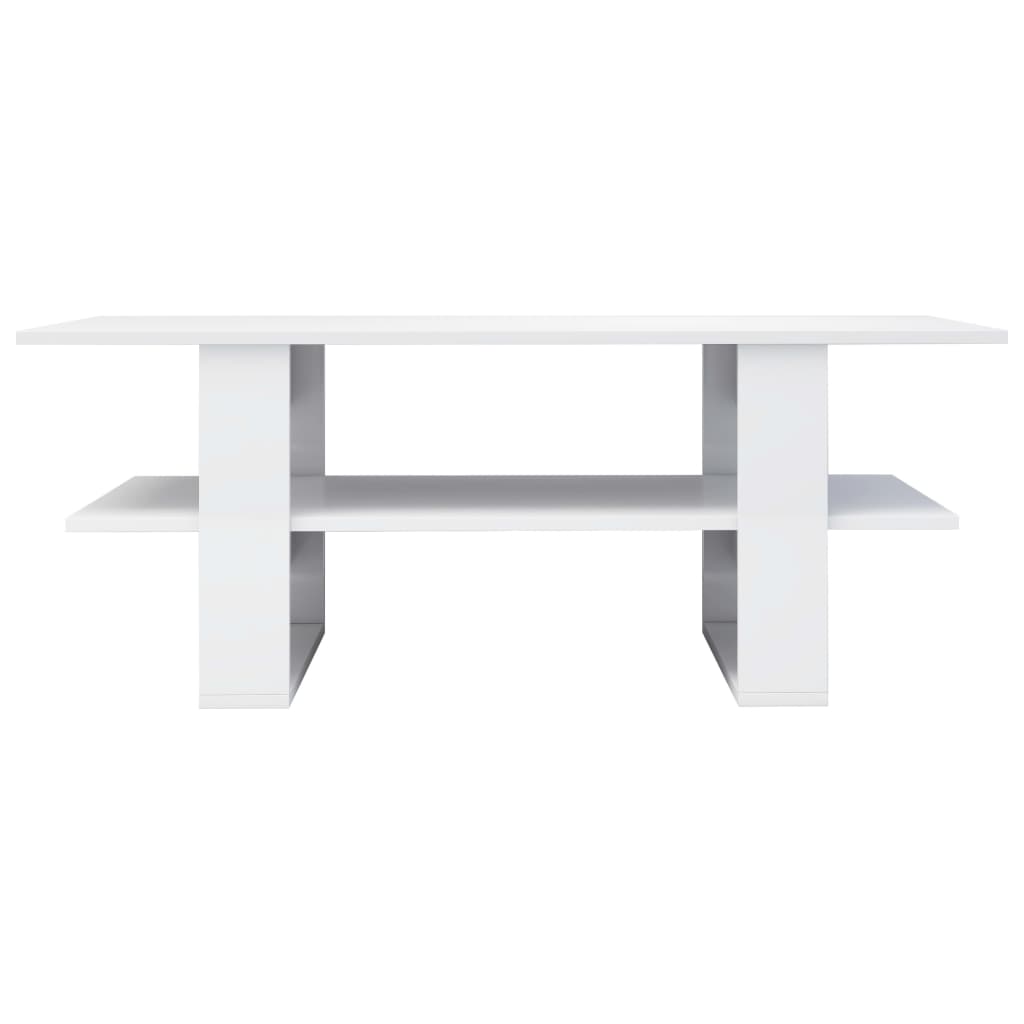 Coffee Table High Gloss White  Chipboard
