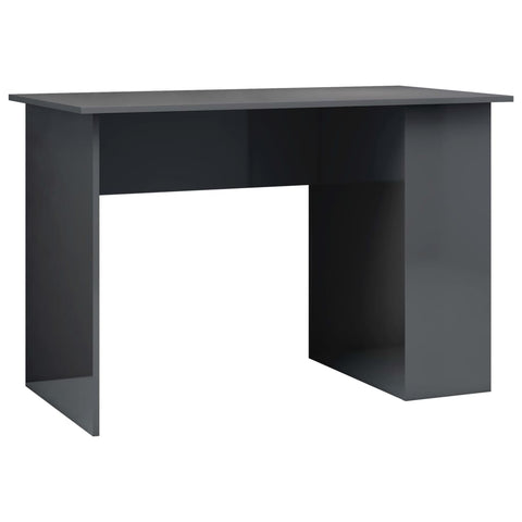 Desk High Gloss Grey - Chipboard