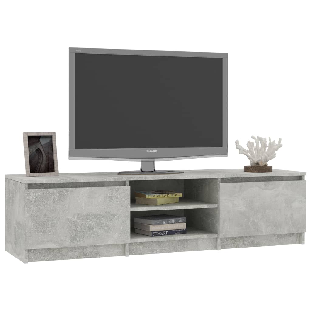 TV Cabinet Concrete Grey  Chipboard