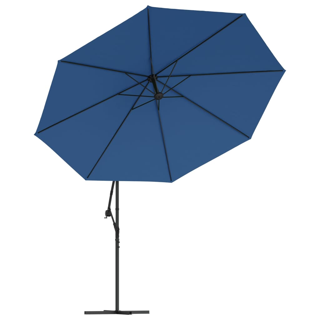 Cantilever Umbrella with Aluminium Pole 350 cm Blue