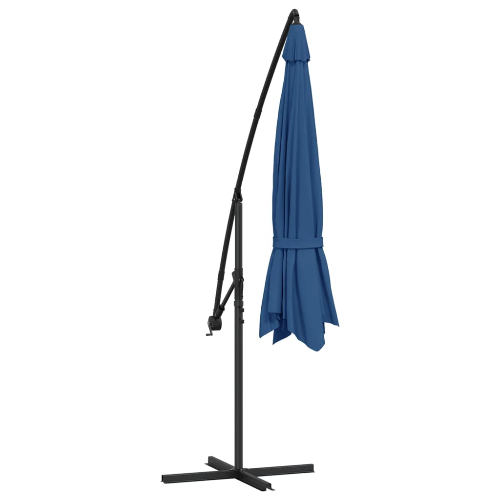 Cantilever Umbrella with Aluminium Pole 350 cm Blue