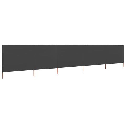 5-panel Wind Screen Fabric Anthracite