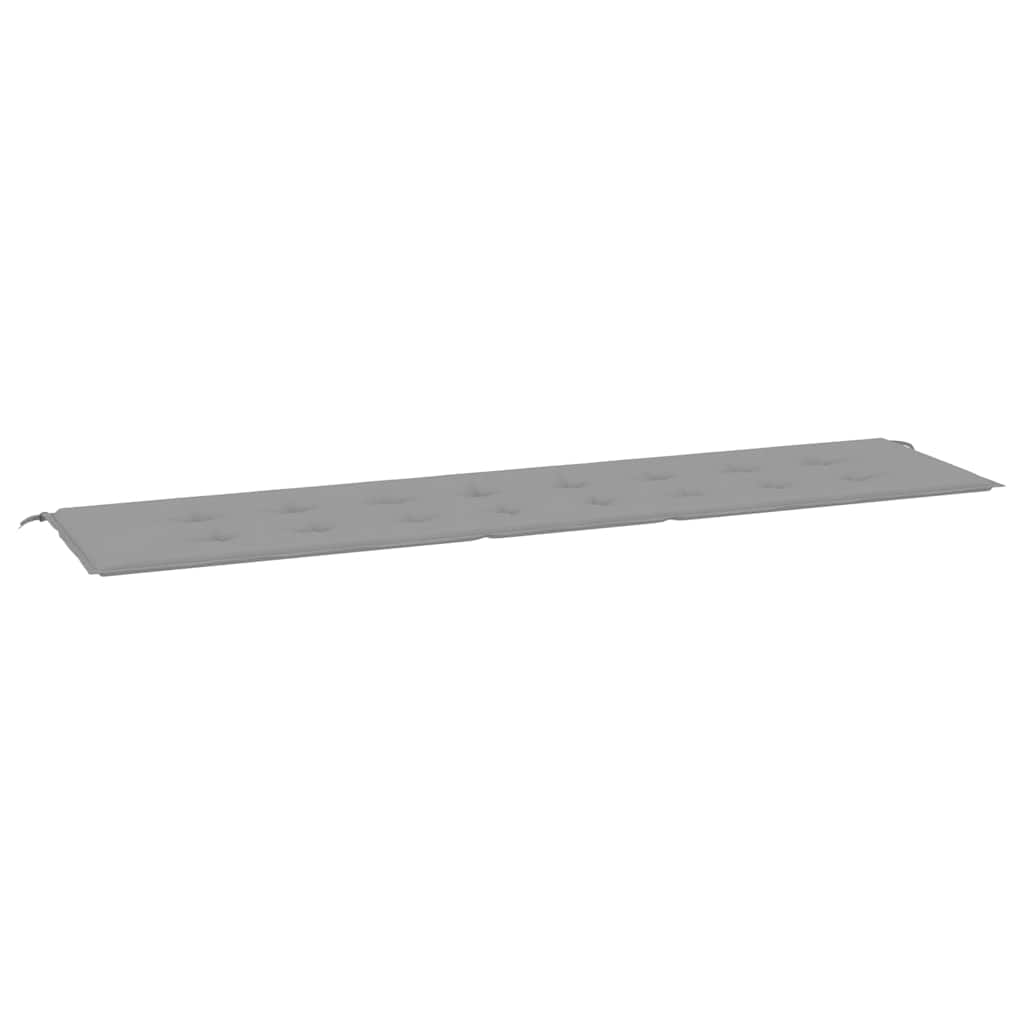 Garden Bench Cushion 200x50cm Grey Oxford Fabric | Simpledeals