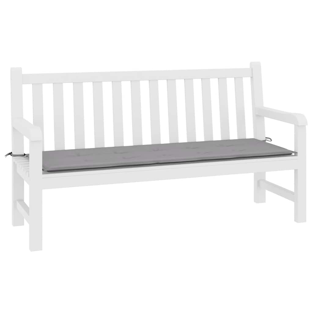Garden Bench Cushion 200x50cm Grey Oxford Fabric | Simpledeals