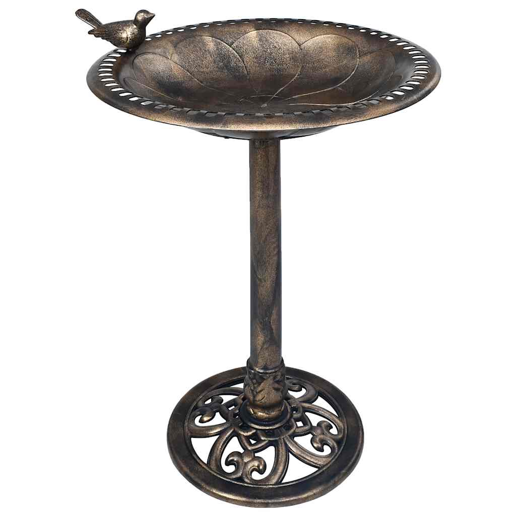 Bronze Garden Bird Bath Pedestal Outdoor | Simpledeals