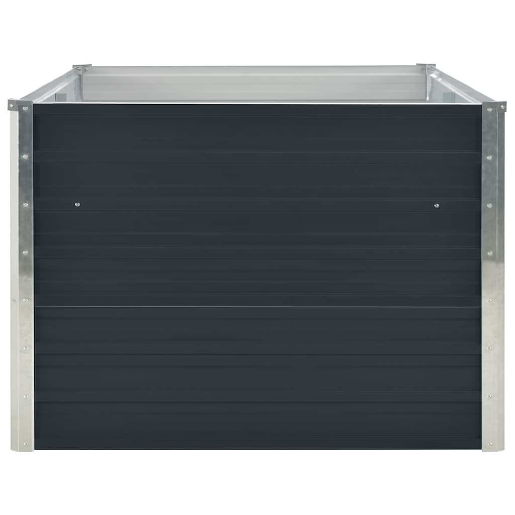 Elegant Raised Garden Bed Galvanised Steel Anthracite