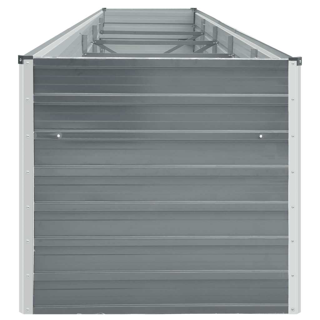 Galvanised Steel Raised Garden Bed 400x80cm | Simpledeals