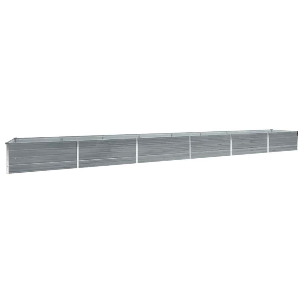 Galvanised Steel Raised Garden Bed 600x80cm | Simpledeals