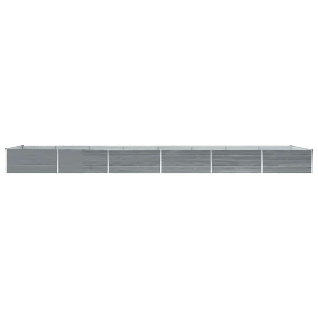 Galvanised Steel Raised Garden Bed 600x80cm | Simpledeals