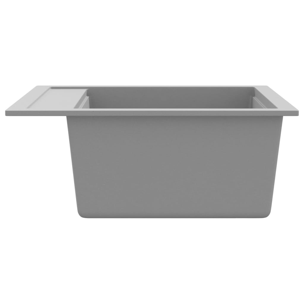 Granite Kitchen Sink Single Basin Grey