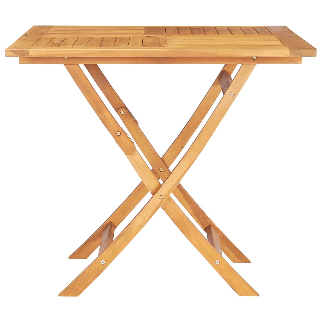 Folding Garden Table Solid T-eak Wood