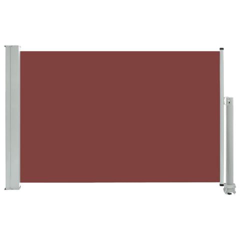 Patio Retractable Side Awning /Brown