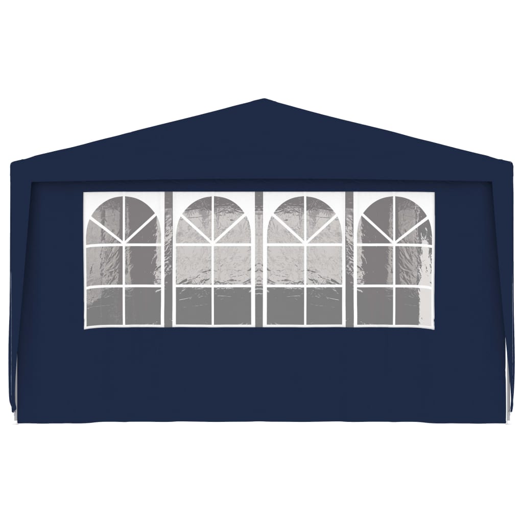 Professional Party Tent with Side Walls 4x9 m Blue