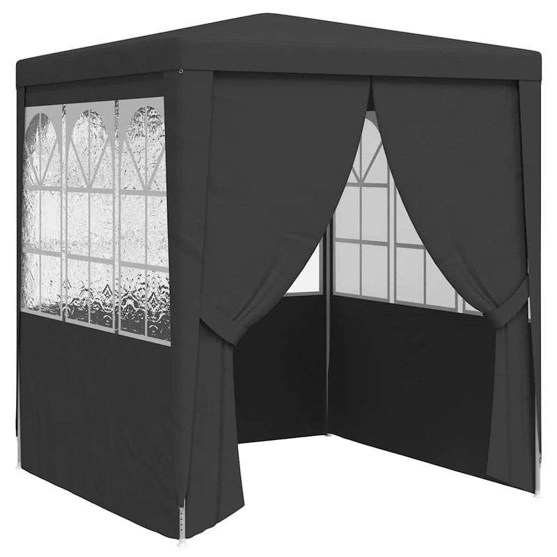 2x2m Party Gazebo Tent Side Walls Anthracite