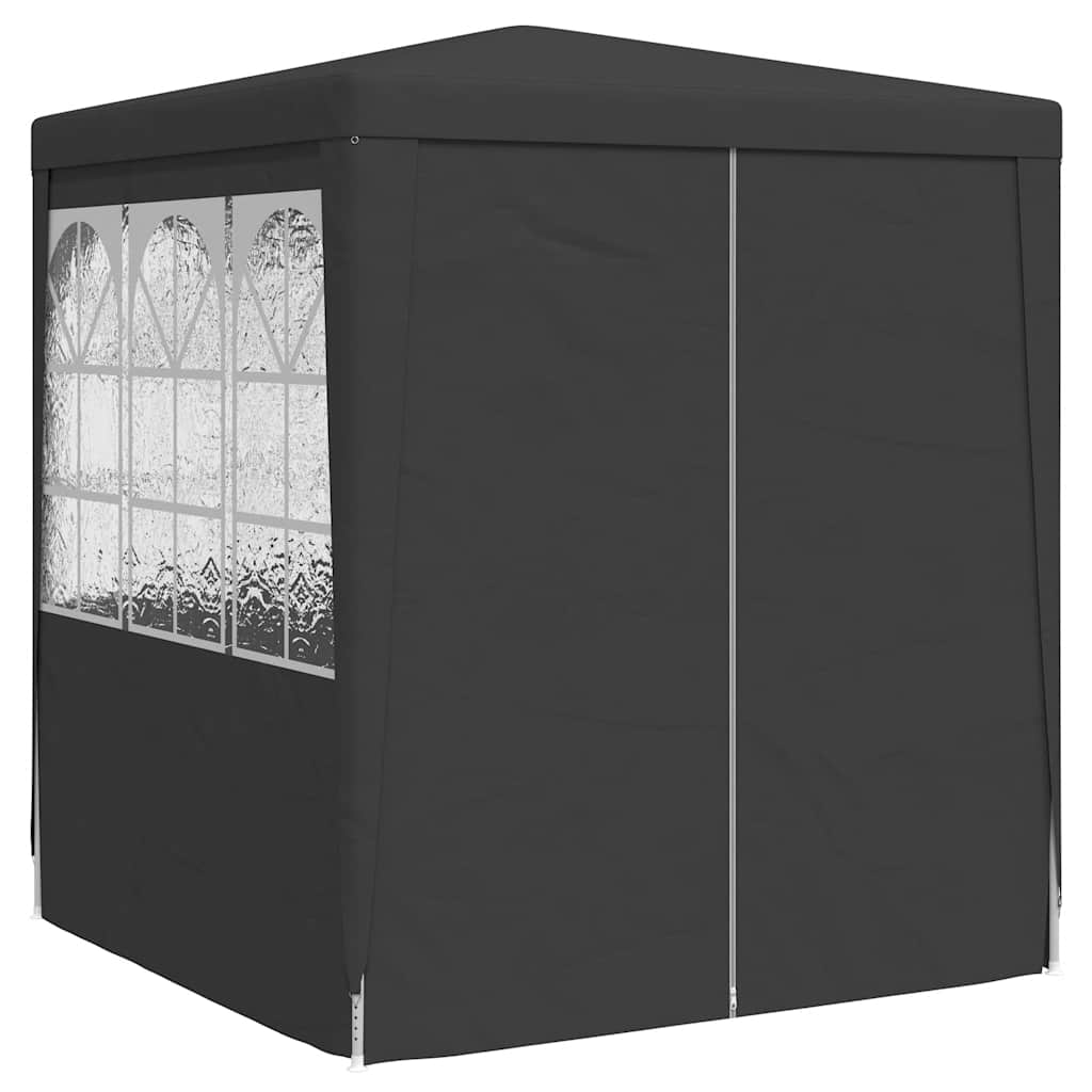 2x2m Party Gazebo Tent Side Walls Anthracite | Simpledeals
