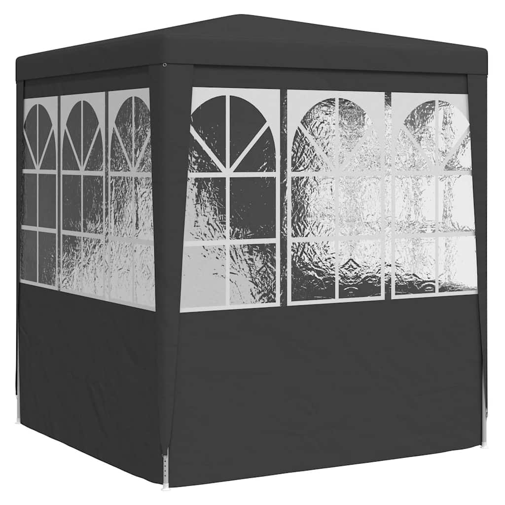 2x2m Party Gazebo Tent Side Walls Anthracite | Simpledeals