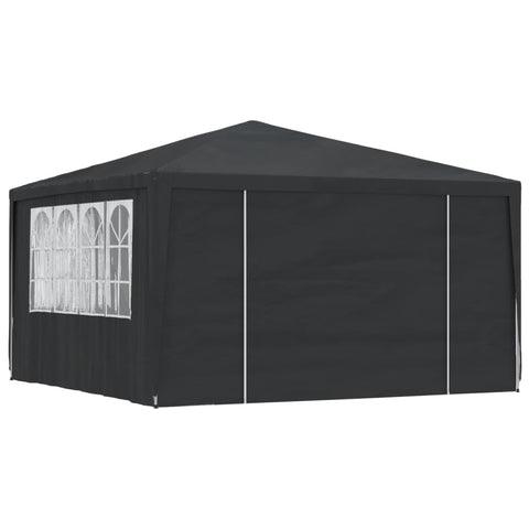 Professional Party Tent with Side Walls Anthracite 90 g/mÂ²