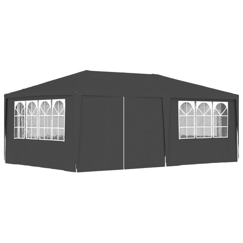 Professional Party Tent with Side Walls 4x6 m Anthracite
