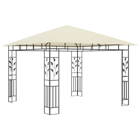 Gazebo with Mosquito Net Cream 180 g/mÂ²